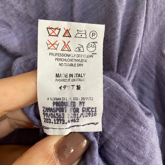 Gucci Tom Ford era lilac ruched top - Picture 5 of 9